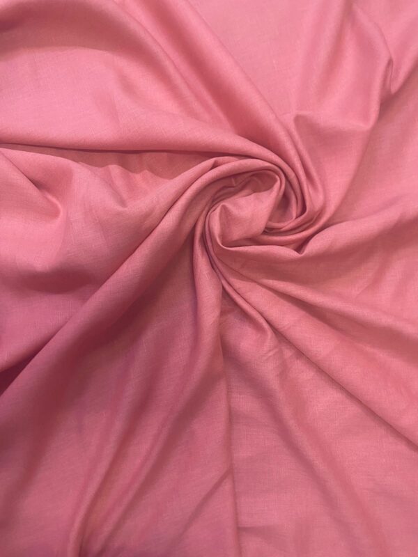 Tissu Lin Uni Rose Gold